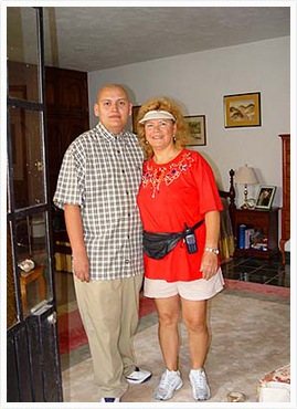 Alicia and his Son Octavio